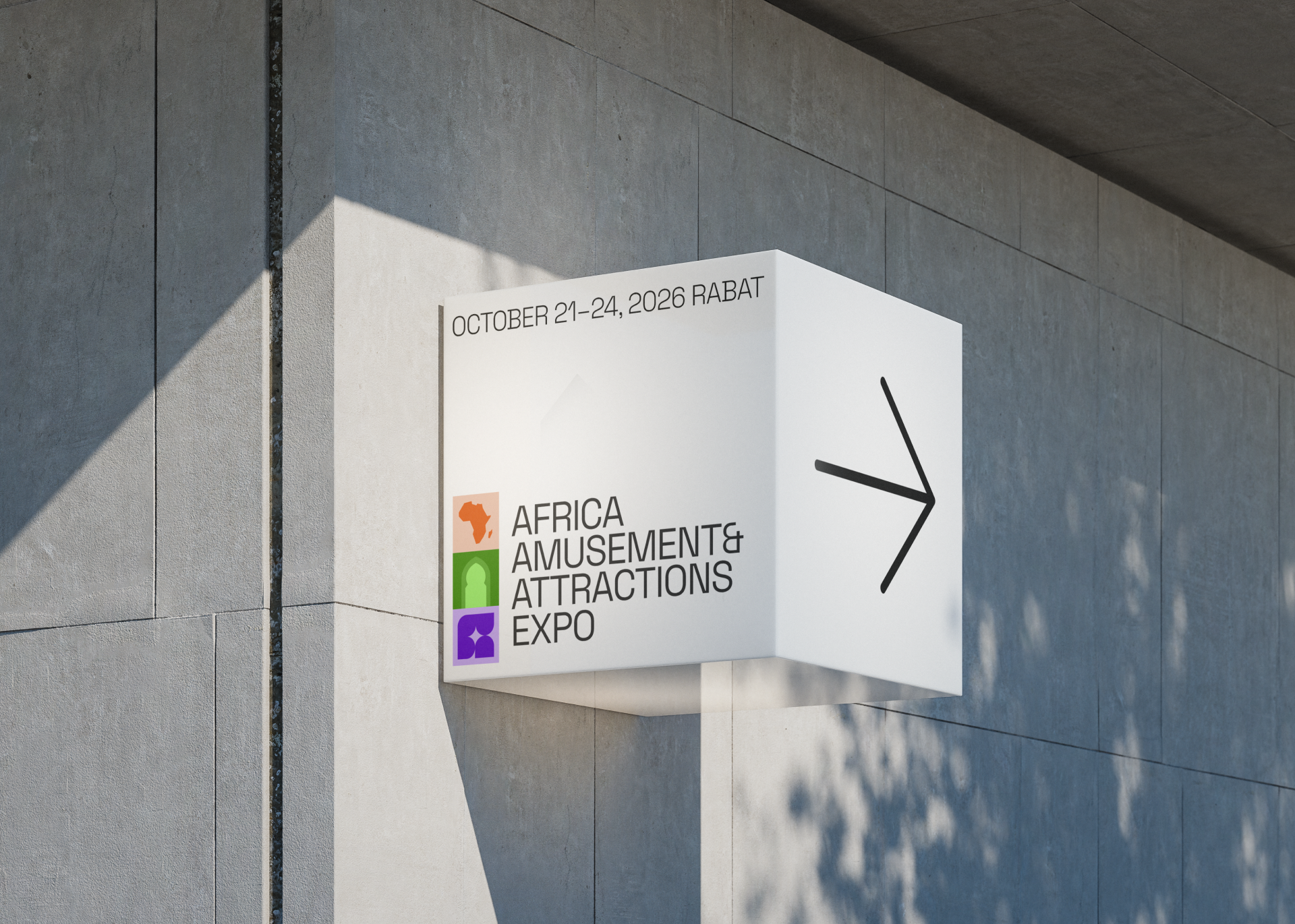 Africa Amusement & Attractions Expo 2026 — Signboard Mockup 1 2